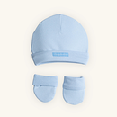 Cobertor Bebê Dupla Face Pipoquinha com Sherpa Azul Claro 90x75cm
