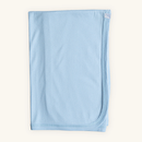 Cobertor Bebê Dupla Face Pipoquinha com Sherpa Azul Claro 90x75cm