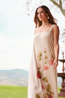 VESTIDO LONGO COM SUBLIMADO EM TULE OFF