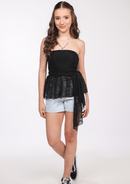 Short jeans juvenil lavagem clara